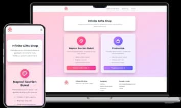 Infinite Gifts Shop — Web shop & Application Infinite Gifts Shop — Web shop & Application